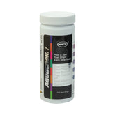 AquaChek front packaging showing silver 7-way strips and benefits