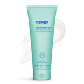 Aquage product front packaging showing clean matte jar and branding benefit hold