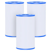 AQUALTRA filter front packaging showing size and three-pack benefit