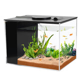 AQUANEAT front view of tank showing compact design and clear visibility benefit