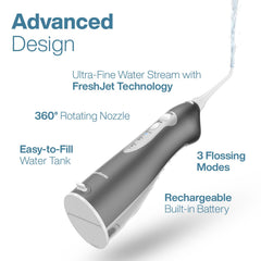 Aquasonic Aqua Flosser close-up of rotating nozzle highlighting precise angle control