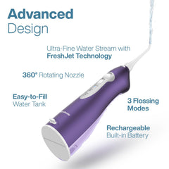 AquaSonic close-up of rotating nozzle for precise cleaning around braces