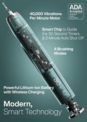 Aquasonic DuPont brush heads close-up showing soft durable bristles for effective cleaning
