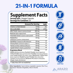 Arazo Nutrition vegetarian capsules close-up showing texture and easy swallowing benefit