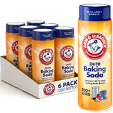 Arm & Hammer shaker front packaging showing brand and tidy dispensing benefit