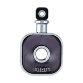 Armaf Infinity front bottle view showing elegant label and confident presentation