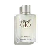 Armani Beauty bottle front view showing fresh Mediterranean aesthetic and elegant gifting appeal