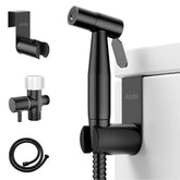 Arofa matte black front view showing modern compact design and bathroom style