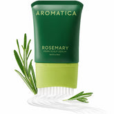 AROMATICA front packaging showing product and benefits for fuller-looking hair