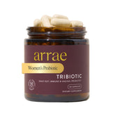 Arrae Tribiotic front bottle showing packaging and benefits