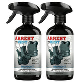 Arrest My Vest front packaging showing two bottles and professional freshness
