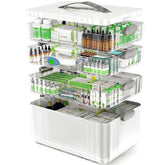 ARSTPEOE front view of closed organizer showing neat storage and portability