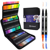 Artecho front packaging showing 72 colors and compact bag for easy gifting