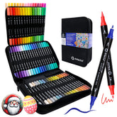 Artecho front packaging showing full 72-color set and bag, organized for easy selection