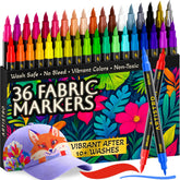 ARTISTRO front packaging showing full 36-marker set and contents for easy selection