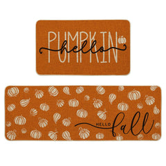 Artoid Mode front view of orange Hello Pumpkin set, seasonal decor benefit