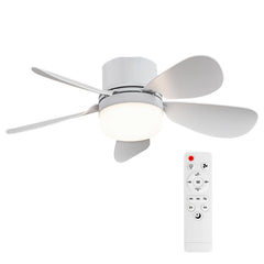 ASALL front view socket fan light showing compact design and bright 1000 lumen output