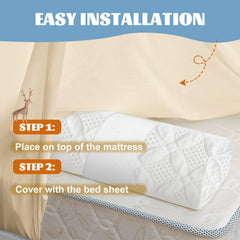 asatdd close-up memory foam texture demonstrating plush comfort and impact absorption