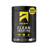 Ascent Creapure front packaging showing tub and branding for trust