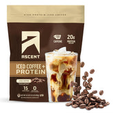Ascent front packaging showing product and serving information for convenience