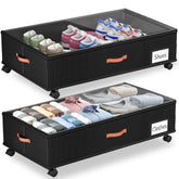 Ashwanth front view of 2-pack XXL under-bed storage showing size and neatness