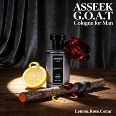 ASSEEK bottle side profile highlighting sleek shape and premium finish benefits