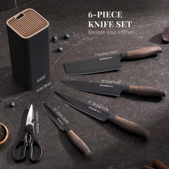 Astercook blade closeup highlighting high carbon steel sharpness and rust resistance