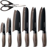 Astercook front packaging showing the full 13-piece set and benefits