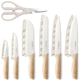 Astercook front set overview showing all 13 pieces and portability benefit