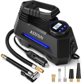 AstroAI AIRUN H front view showing compact pump and controls, easy storage benefit