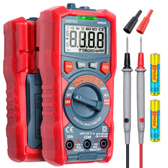 AstroAI front panel showing dial and 4000-count display, clear controls for quick readings