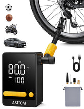 AstroAI front view compact inflator showing portable benefit
