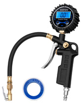 AstroAI front view showing inflator and digital gauge for reliable pressure checks