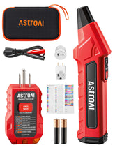 AstroAI front view of kit showing receiver and transmitter for fast circuit locating