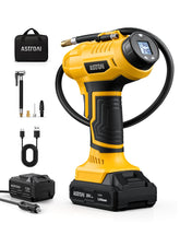 AstroAI front view showing compact portable inflator for quick tire inflation