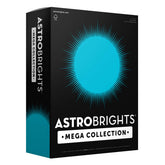 Astrobrights front packaging showing 625 Bright Blue sheets and quantity benefit