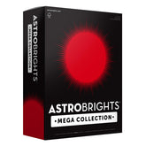 Astrobrights front packaging showing vibrant Ultra Red and 625 sheets benefit