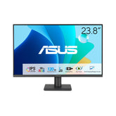 ASUS VA249QG front view showing slim bezels and clear 1080p image for space saving