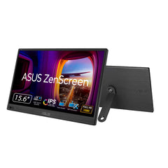 ASUS ZenScreen front view showing crisp FHD display and portability benefit