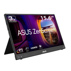 ASUS ZenScreen front view showing full 15.6-inch display and clear visuals