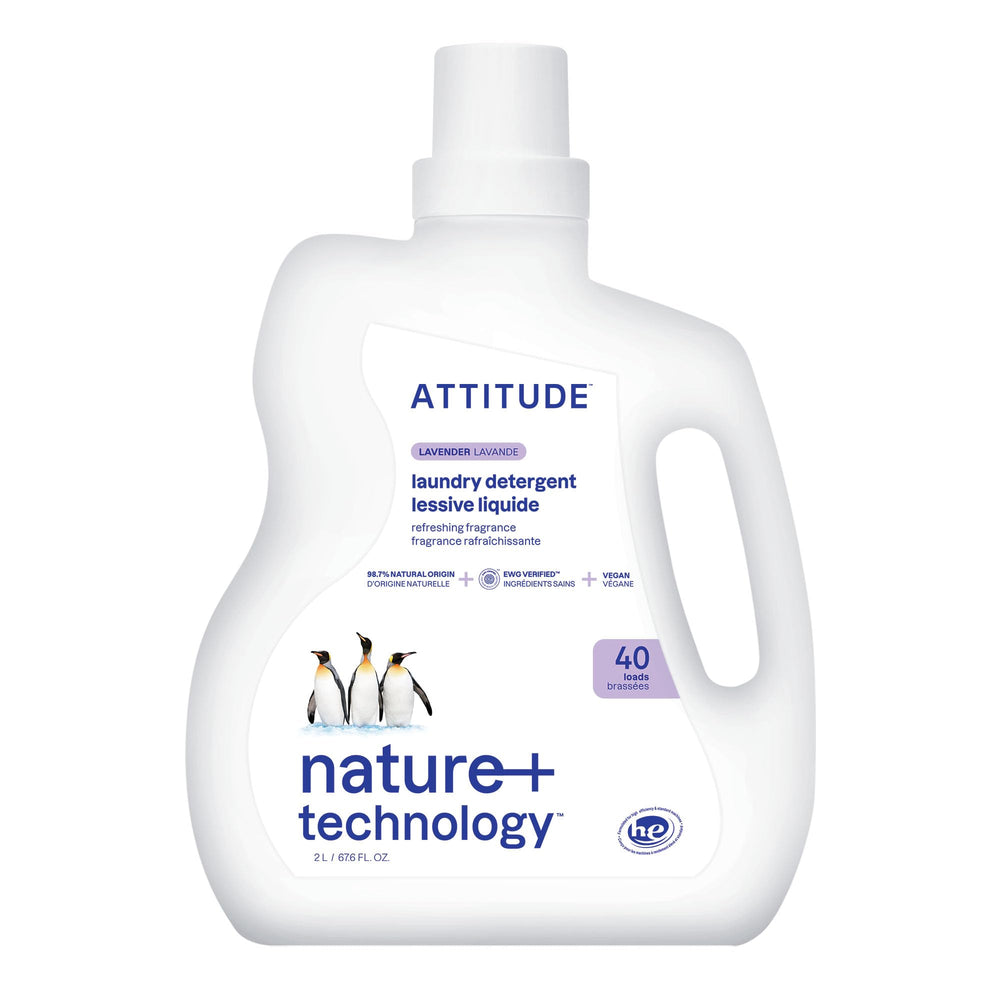 ATTITUDE front packaging showing lavender scent and EWG Verified benefit