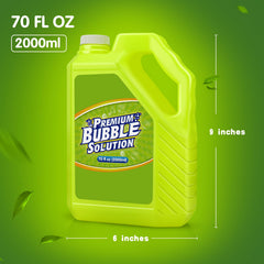 Aujazyble solution close-up showing clear texture for consistent bubble quality