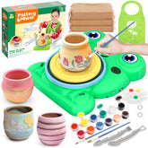 Aujazyble frog-shaped wheel front view showing compact design and kid-friendly controls