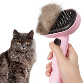 Aumuca front view of brush showing ergonomic handle and bristle layout for better grip