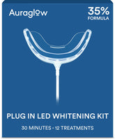 AURAGLOW front packaging showing kit contents and benefits