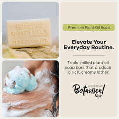 Australian Botanical Soap organic shea butter ingredient to highlight rich moisturizing benefit