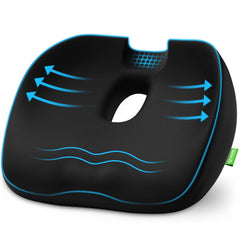 AUVON donut pillow front view showing ergonomic shape and immediate comfort benefits