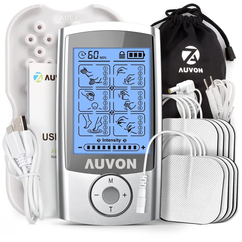 AUVON front panel showing screen and controls for easy mode selection