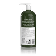 Avalon Organics back label close-up showing ingredients and organic certification benefits