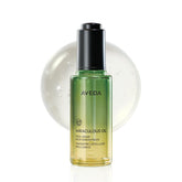 Aveda Miraculous Oil front bottle showing label and sleek packaging benefit: clear product identification